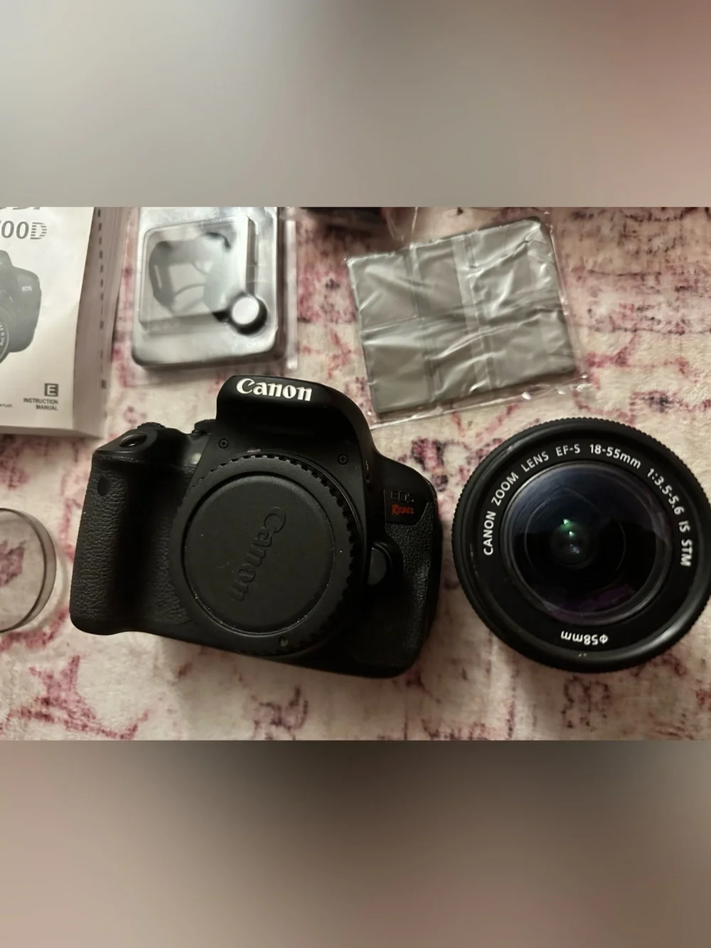 canon eos rebel t5i dslr camera bundle with zoom lense
